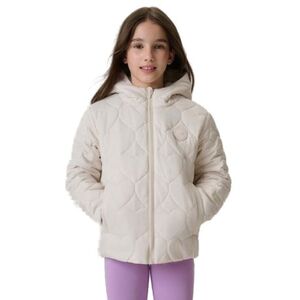 Lányka kapucnis dzseki 4F JUNIOR DOWN JACKET F0846-12S-CREME kép