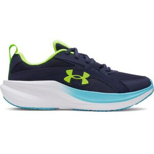 Fiú sportcipők (edzőcipők) UNDER ARMOUR UA BGS Assert 11 Jr midnight navy blue blur hyper green kép