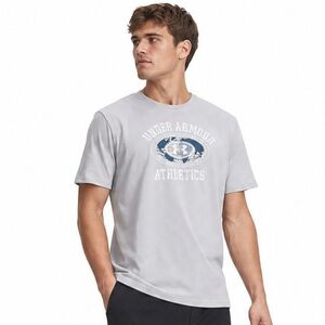 Férfi rövid ujjú póló UNDER ARMOUR UA M 60 40S ARMOR GLOBE SS-GRY kép