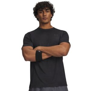 Férfi rövid ujjú edzőpóló UNDER ARMOUR UA Tech Vent VHS Jacquard SS-BLK kép