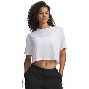 Női rövid ujjú póló UNDER ARMOUR UA W WM CROP SS-WHT kép