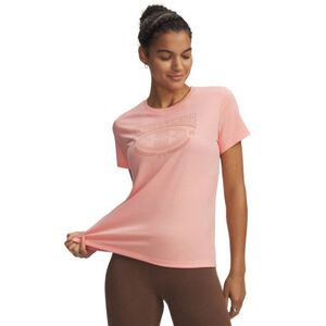 Női rövid ujjú póló UNDER ARMOUR UA W VARSITY SS-PNK kép