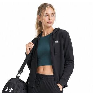 Női cipzáras pulóver UNDER ARMOUR Sport Terry FZ-BLK kép
