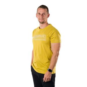 Férfi rövid ujjú túrázó póló NORTHFINDER AMAD-520mustard kép