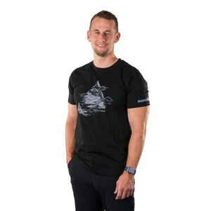 Férfi rövid ujjú túrázó póló NORTHFINDER BENED-269black kép