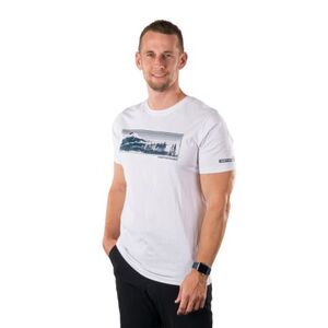 Férfi rövid ujjú túrázó póló NORTHFINDER BARTOLOM-377white kép