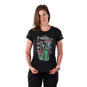 Női rövid ujjú túrázó póló NORTHFINDER TRYANNA-269black kép