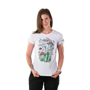 Női rövid ujjú túrázó póló NORTHFINDER TRYANNA-377white kép