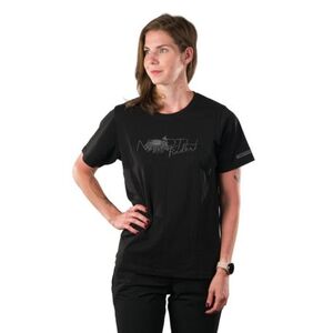 Női rövid ujjú túrázó póló NORTHFINDER RAYMUNDA-269black kép