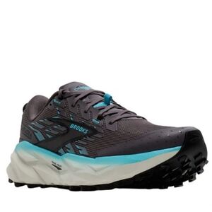 Női terepfutó cipő BROOKS Cascadia 19 W rabbit black bluefish kép