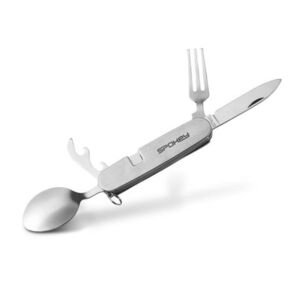 Kemping evőeszköz SPOKEY VICTUS Foldable multifunction cutlery kép