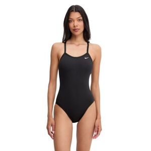 Női egyrészes fürdőruhák NIKE SWIM Solid Rib Black kép