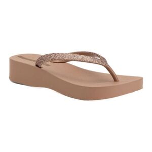 Női papucsok (strandcipők) IPANEMA Mesh Chic Platform W brown kép
