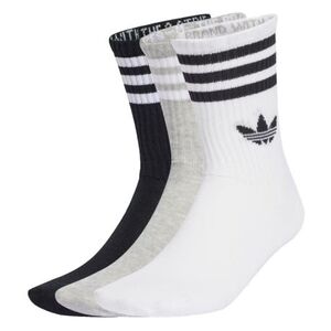 Zoknik ADIDAS ORIGINALS 3 PACK-CREW S WHITE MGREYH BLACK kép