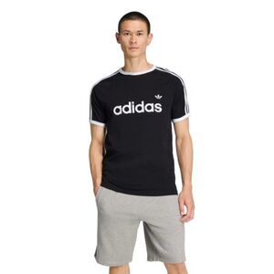 Férfi rövid ujjú póló ADIDAS ORIGINALS 3S RINGER T BLACK kép