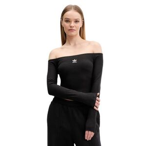 Női hosszú ujjú póló ADIDAS ORIGINALS ESS RIB LS BLACK kép