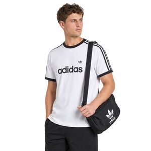 Férfi rövid ujjú póló ADIDAS ORIGINALS 3S RINGER T- WHITE kép