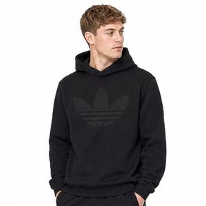 Férfi kapucnis pulóver ADIDAS ORIGINALS MONOGRAM HD BLACK kép