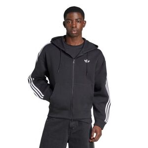 Férfi zipzáras pulóver ADIDAS ORIGINALS SPACER HOODIE BLACK kép