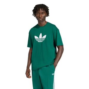 Férfi rövid ujjú póló ADIDAS ORIGINALS TREFOIL T-SHIRT CGREEN WHITE kép