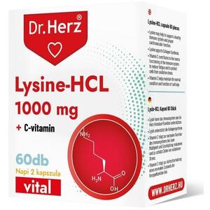 Lysine-HCL + C-vitamin kapszula 60 db kép