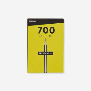 Decathlon Gumibelső, 700x23-32, 80 mm-es Presta szeleppel kép