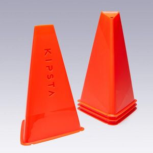 Kipsta Bója futballedzésre, 30 cm, Essential, 4 db, narancssárga kép