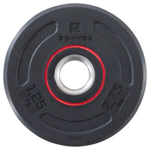 Corength Súlyzótárcsa gumírozott fém, 1, 25 kg-os, 28 mm-es rúdhoz kép