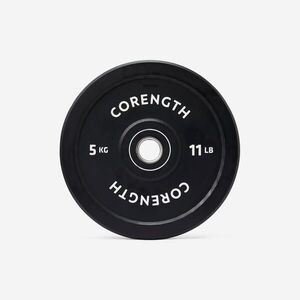 Domyos Súlytárcsa Súlyemeléshez, Gumírozott Fém, 5kg - Bumper kép