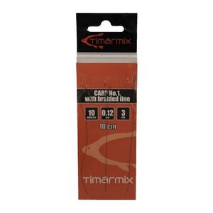 Timar Mix Előkötött horog carp no.1 braided line, 4, 6, 8, 10 kép