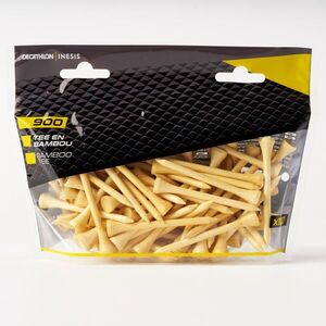 Inesis Golf tee, bambusz, 70 mm, 100 db - kép