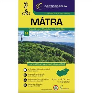 Cartographia Mátra turistatérkép kép