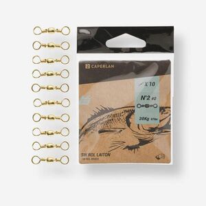 Caperlan Forgókapocs Swivel Brass, 10 db kép