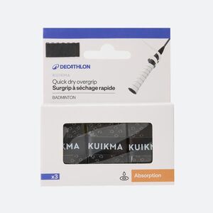 Kuikma Tollasütő fedőgrip, 3 db - Quickdry kép