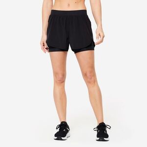 Domyos Női fitnesz rövidnadrág, dupla rétegű kép