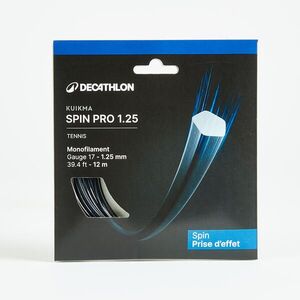 Artengo Teniszhúr TA 930 Spin, ötszögletű, monofilament, 1, 25 mm, fekete kép