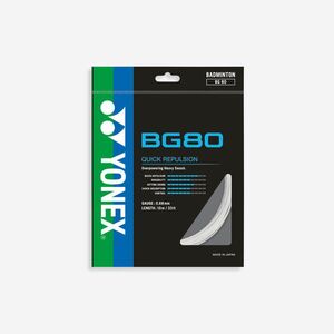 Yonex BG 80 fehér színű tollaslabda ütőhúr kép