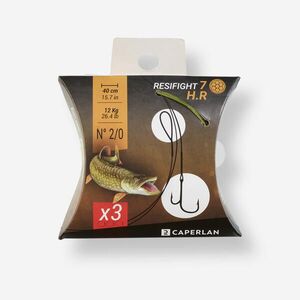 Caperlan RESIFIGHT 7 Ryder drótelőke horoggal, 12 kg, 3 db ragadozó halakhoz kép