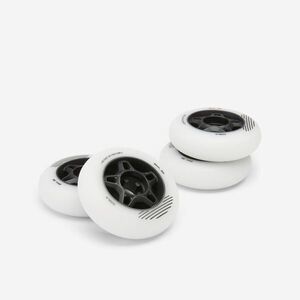 Oxelo Fitnesz görkorcsolya kerék FIT, 80 mm, 80A, 4 db, fehér kép
