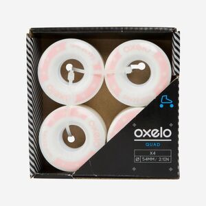 Oxelo Művészi görkorcsolya kerék, 54 mm 85A, 4 db, fehér kép