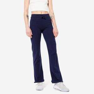 Domyos Női fitneszleggings, egyenes szabású, pamut kép