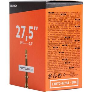 Decathlon Gumibelső 27, 5x1, 9/2, 5 Presta szeleppel 48 mm kép