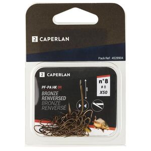 Caperlan Horog PA HK 0R, egyágú, bronz, visszagörbített hegyű, nem előkötött, 50 db kép
