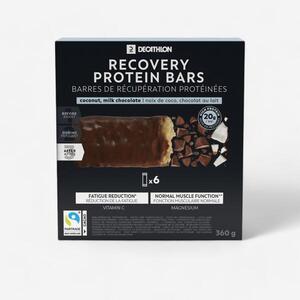 Decathlon Fehérjeszelet, regenerálódáshoz, csoki-kókusz, 6 db kép