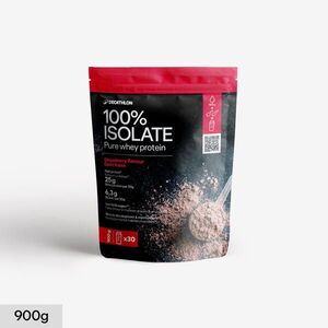 Decathlon Tejsavófehérje, eper, 900 g kép
