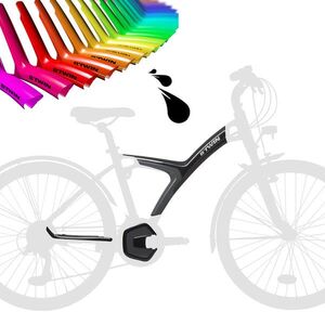 Btwin B'original Fekete Vázborítás Túrakerékpárra kép