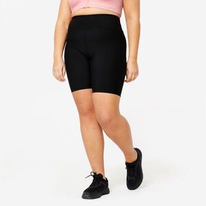 Domyos Női fitnesz térdnadrág, magasított derekú - 100-as kép