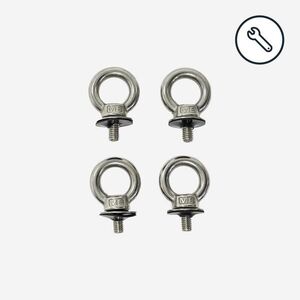 Quechua Fűzőlyuk, 8 mm x 4 - Alkatrész a 2 személyes VAN 500 Condensless tetősátorhoz kép