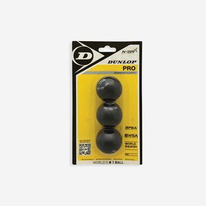 Dunlop Squashlabda, két sárga ponttal, 3db kép
