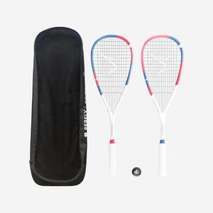 Perfly Felnőtt squashütő szett, 155 g, 2 ütő, 1 labda, táska kép